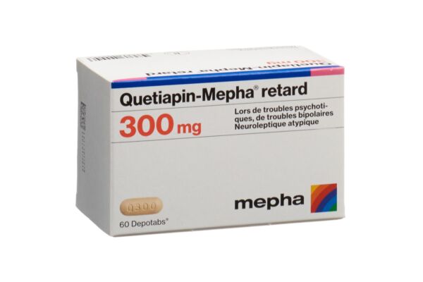 Quetiapin-Mepha retard cpr ret 300 mg 60 pce