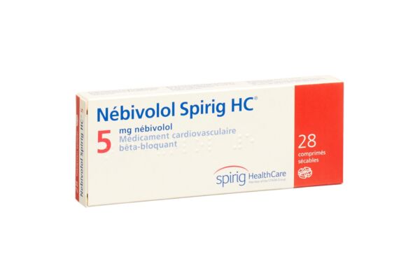 Nébivolol Spirig HC cpr 5 mg 28 pce