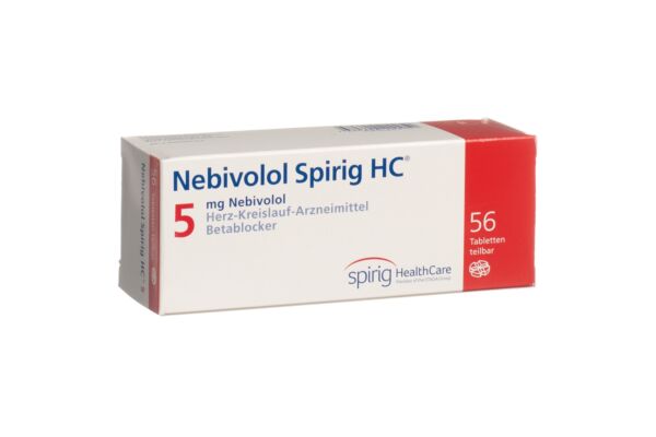 Nebivolol Spirig HC Tabl 5 mg 56 Stk