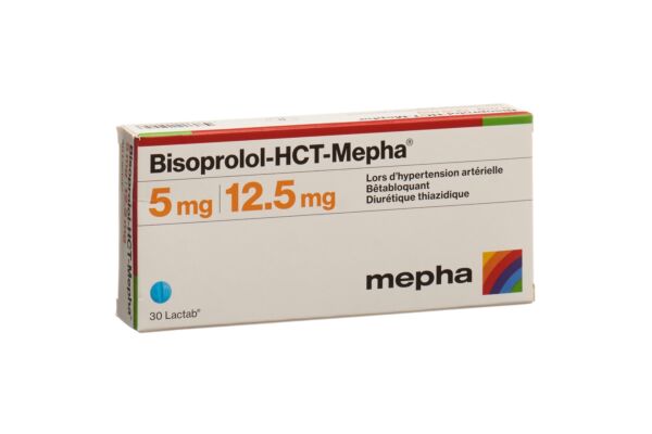 Bisoprolol-HCT-Mepha Lactab 5/12.5 mg 30 pce