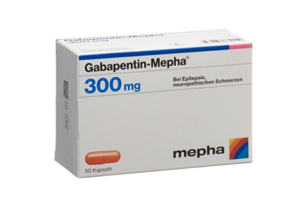 Gabapentin-Mepha caps 300 mg 50 pce