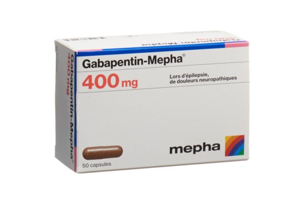 Gabapentin-Mepha caps 400 mg 50 pce