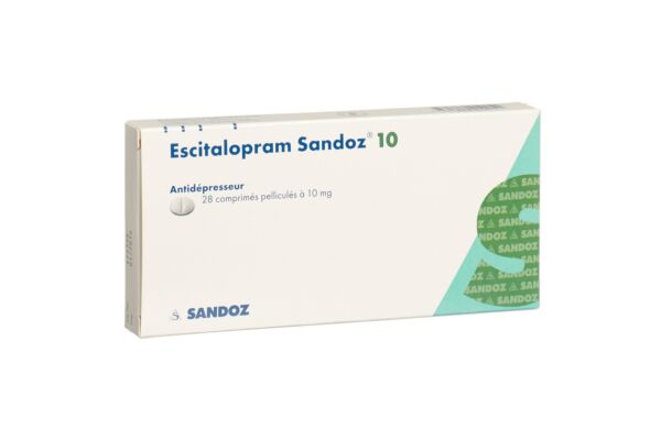 Escitalopram Sandoz Filmtabl 10 mg 28 Stk