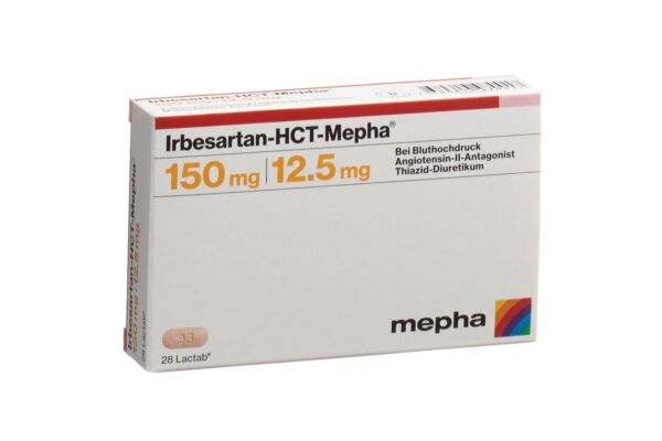 Irbesartan-HCT-Mepha Filmtabl 150/12.5 28 Stk