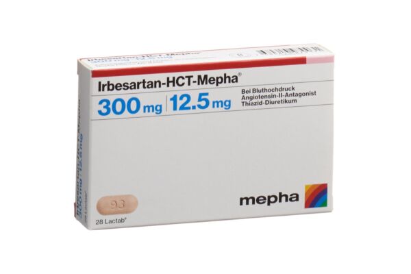 Irbesartan-HCT-Mepha cpr pell 300/12.5 28 pce