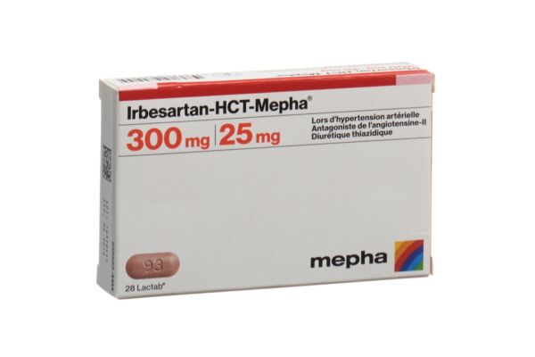 Irbesartan-HCT-Mepha cpr pell 300/25 28 pce