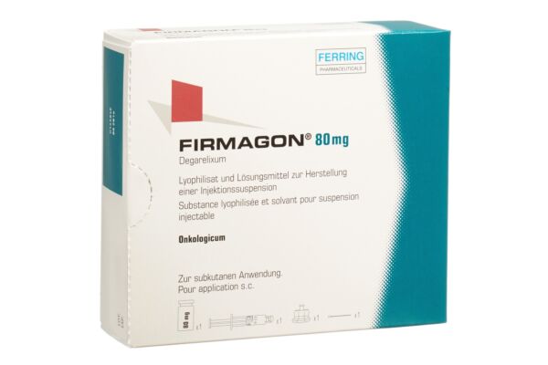 Firmagon subst sèche 80 mg seringue préremplie avec solvant set