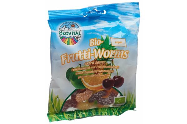 Ökovital Frutti-Worms ohne Gelatine 80 g