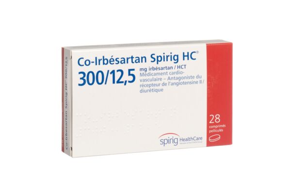 Co-Irbesartan Spirig HC Filmtabl 300/12.5mg 28 Stk