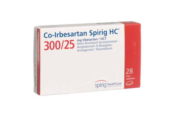 Co-Irbesartan Spirig HC Filmtabl 300/25mg 28 Stk