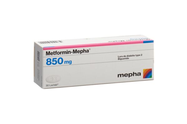 Metformin-Mepha Filmtabl 850 mg 30 Stk