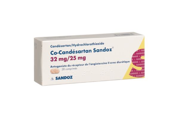 Co-Candesartan Sandoz Tabl 32/25 mg 28 Stk