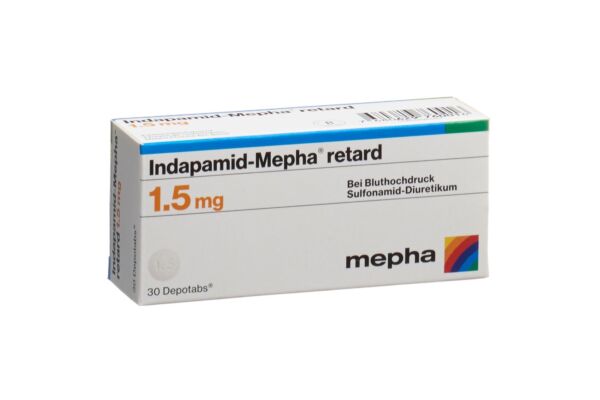 Indapamid-Mepha retard depotabs 1.5 mg 30 pce