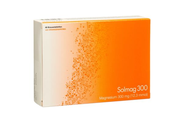 Solmag 300 cpr eff arôme orange bte 60 pce