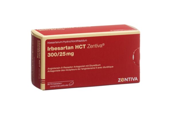 Irbesartan HCT Zentiva Filmtabl 300/25mg 98 Stk