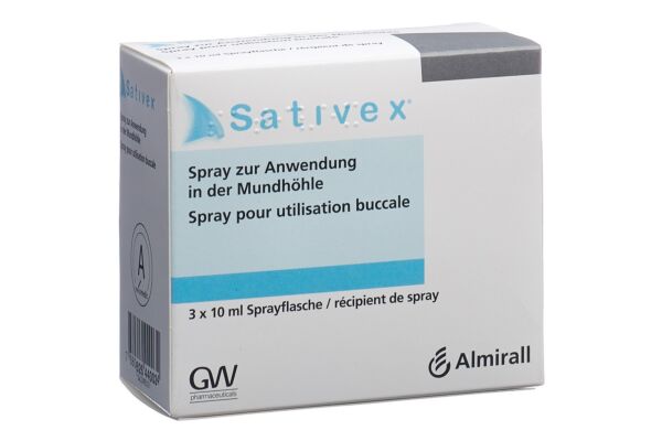 Sativex sol pour pulvérisation buccale 3 spr 10 ml