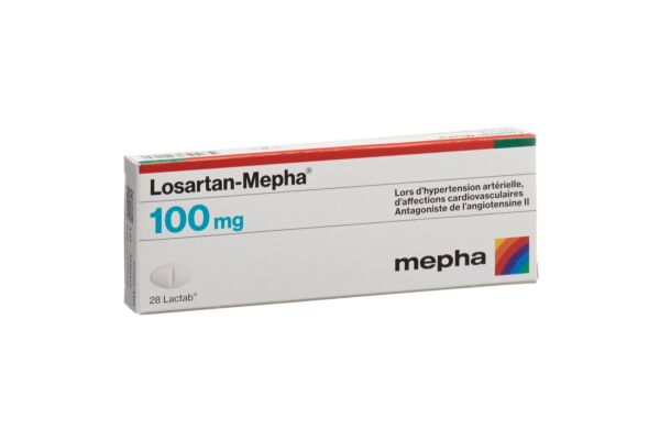 Losartan-Mepha Lactab 100 mg 28 Stk