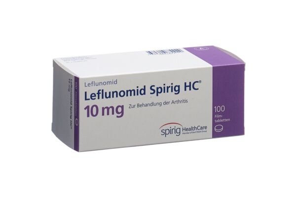 Leflunomid Spirig HC Filmtabl 10 mg 100 Stk