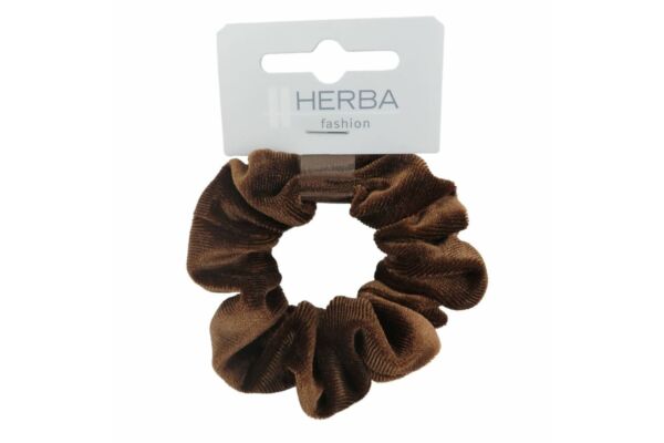 Herba Scunci 9cm Samt braun