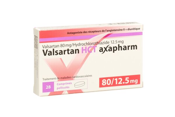 Valsartan HCT axapharm Filmtabl 80/12.5 mg 28 Stk