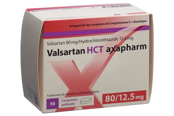 Valsartan HCT axapharm Filmtabl 80/12.5 mg 98 Stk