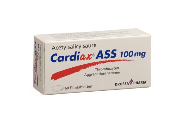 Cardiax ASS Filmtabl 100 mg 60 Stk