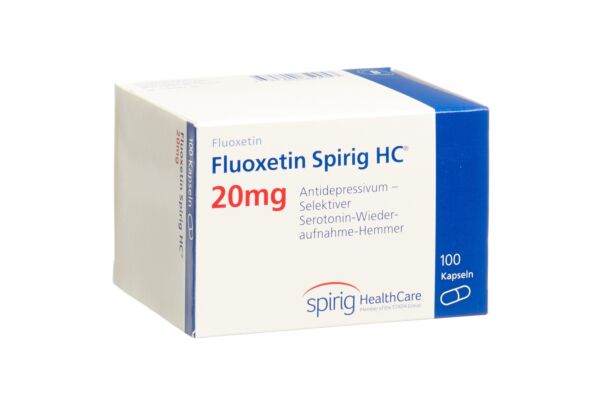 Fluoxetin Spirig HC Kaps 20 mg 100 Stk