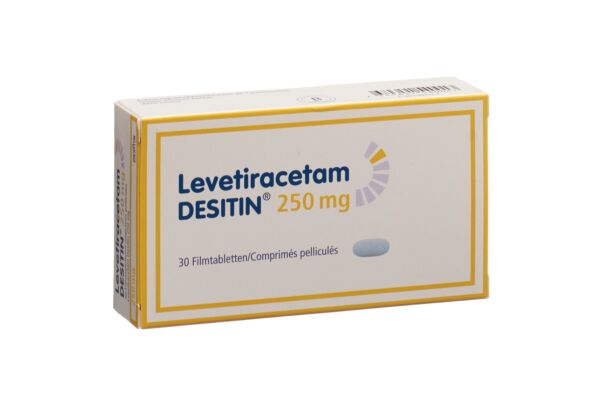 Levetiracetam DESITIN cpr pell 250 mg 30 pce