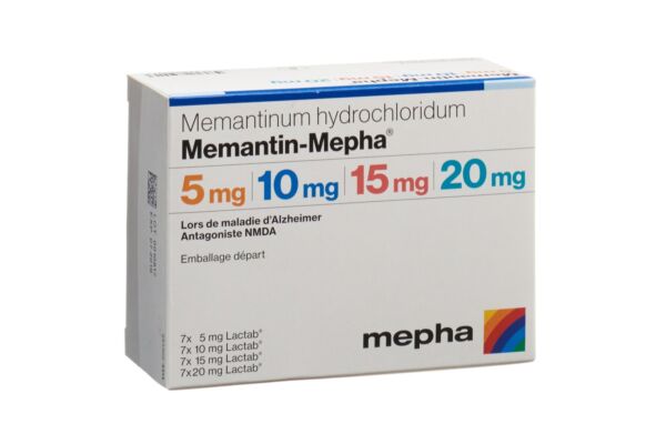 Memantin-Mepha Starterpackung Lactab 7x5/7x10/7x15/7x20mg 28 Stk