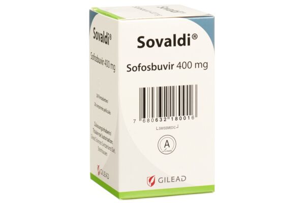 Sovaldi cpr pell 400 mg bte 28 pce