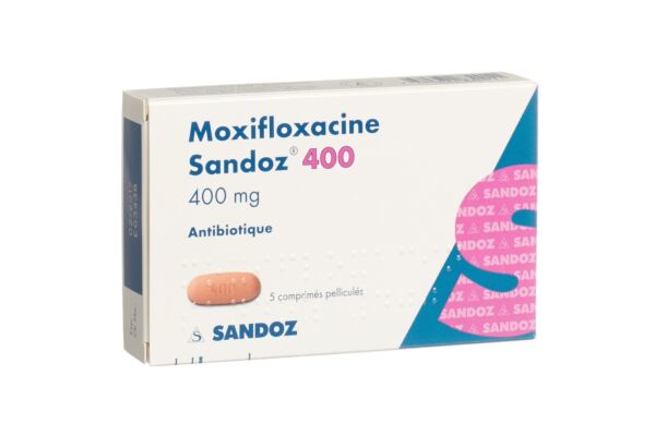 Moxifloxacin Sandoz Filmtabl 400 mg 5 Stk