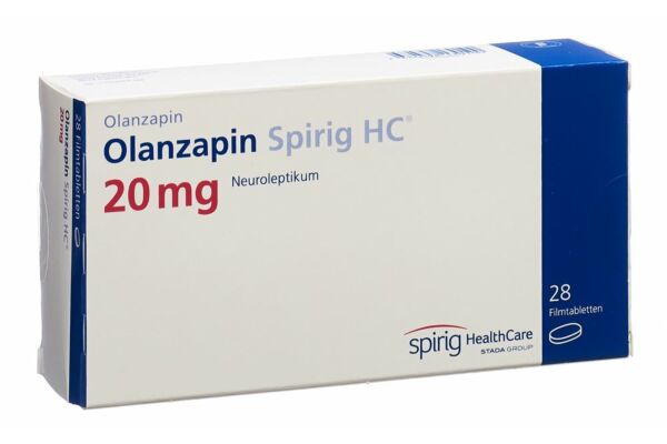 Olanzapine Spirig HC cpr pell 20 mg 28 pce