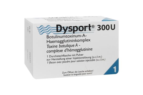 Dysport subst sèche 300 U flac