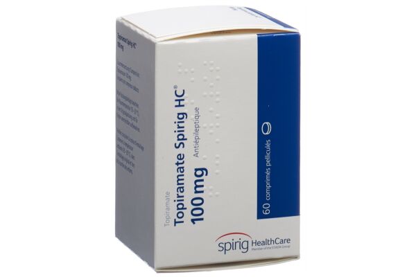 Topiramat Spirig HC Filmtabl 100 mg Ds 60 Stk