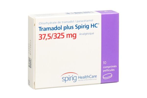 Tramadol plus Spirig HC Filmtabl 37.5/325mg 10 Stk