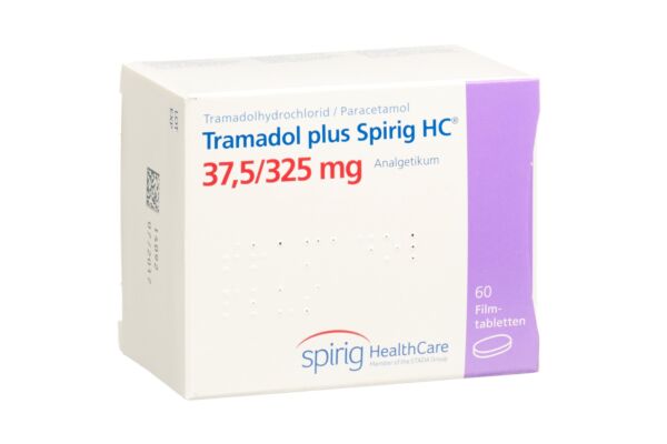 Tramadol plus Spirig HC Filmtabl 37.5/325mg 60 Stk