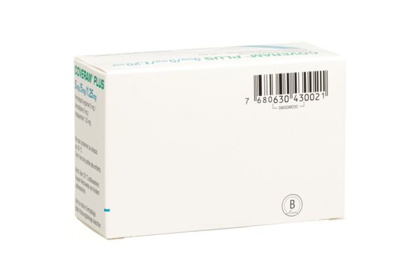 Coveram plus cpr pell 5/5/1.25mg bte 90 pce