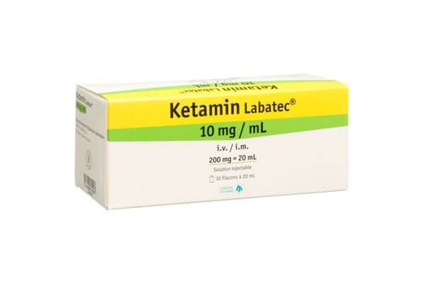 Ketamin Labatec Inj Lös 200 mg/20ml 10 Durchstf 20 ml