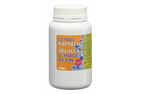 PHYTOMED Leinöl Bio 500mg+Vitamin K2 Kaps 400 Stk