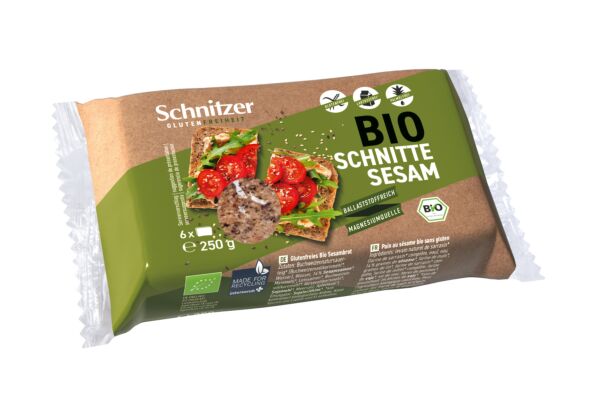 Schnitzer Bio pain au sésame en tranches 250 g