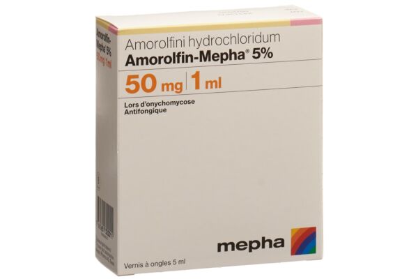 Amorolfin-Mepha vernis à ongles 5 % fl 5 ml