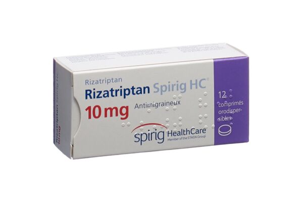 Rizatriptan Spirig HC cpr orodisp 10 mg 12 pce