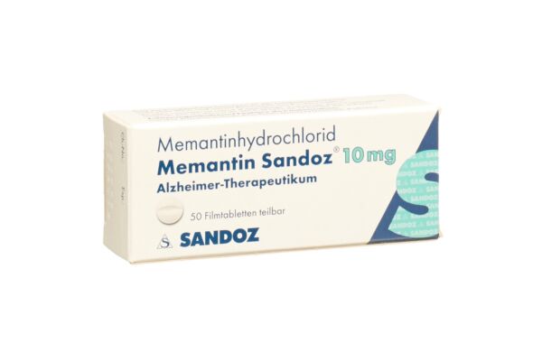 Mémantine Sandoz cpr pell 10 mg 50 pce