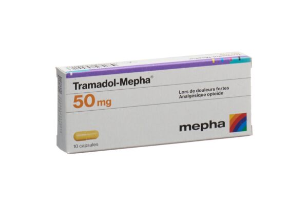 Tramadol-Mepha Kaps 50 mg 10 Stk