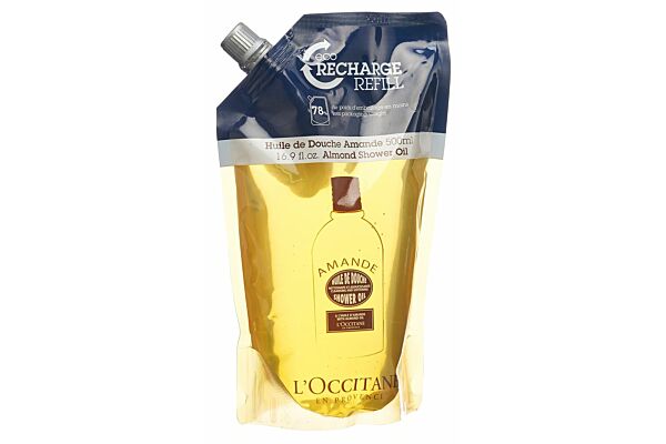 L'Occitane Amande Eco Recharge Huile Douche 500 ml