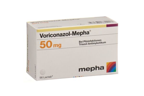 Voriconazol-Mepha Lactab 50 mg 56 Stk