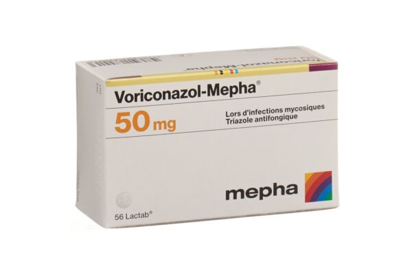 Voriconazol-Mepha Lactab 50 mg 56 pce