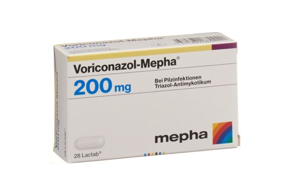 Voriconazol-Mepha Lactab 200 mg 28 pce