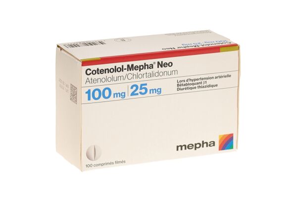 Cotenolol-Mepha Neo cpr pell 100/25 100 pce