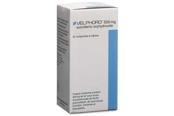 Velphoro Kautabl 500 mg Fl 90 Stk